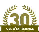 30 ans d'éxpérience !